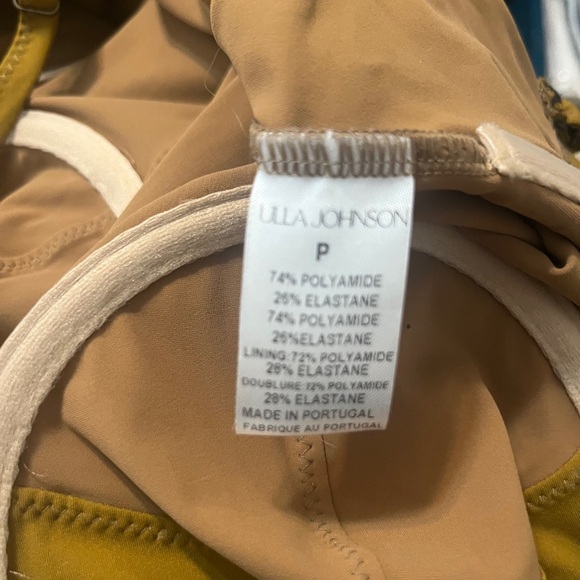 Ulla Johnson Ochre Mustard One Piece Underwire Swimsuit - Picture 5 of 5